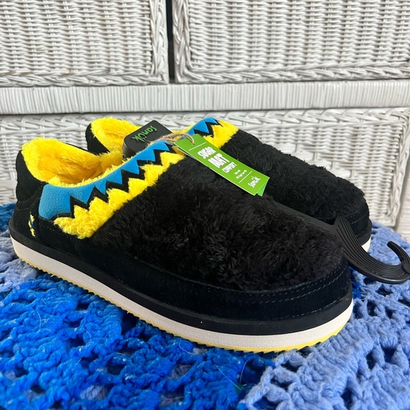 SANUK U PUFFY CHILLER LOW X GRATEFUL DEAD NATURAL BLUE SHOES - - Picture 7 of 14